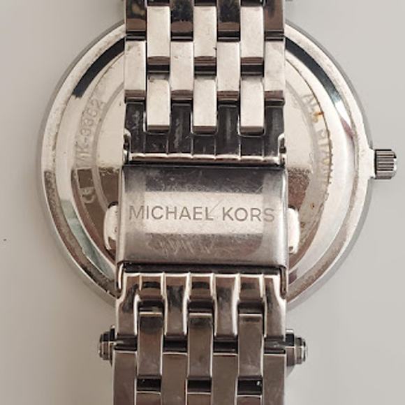 Michael Kors Women's Watch Darcy Silver Tone Pink Dial Crystals MK3352 39mm‎ - Picture 5 of 9